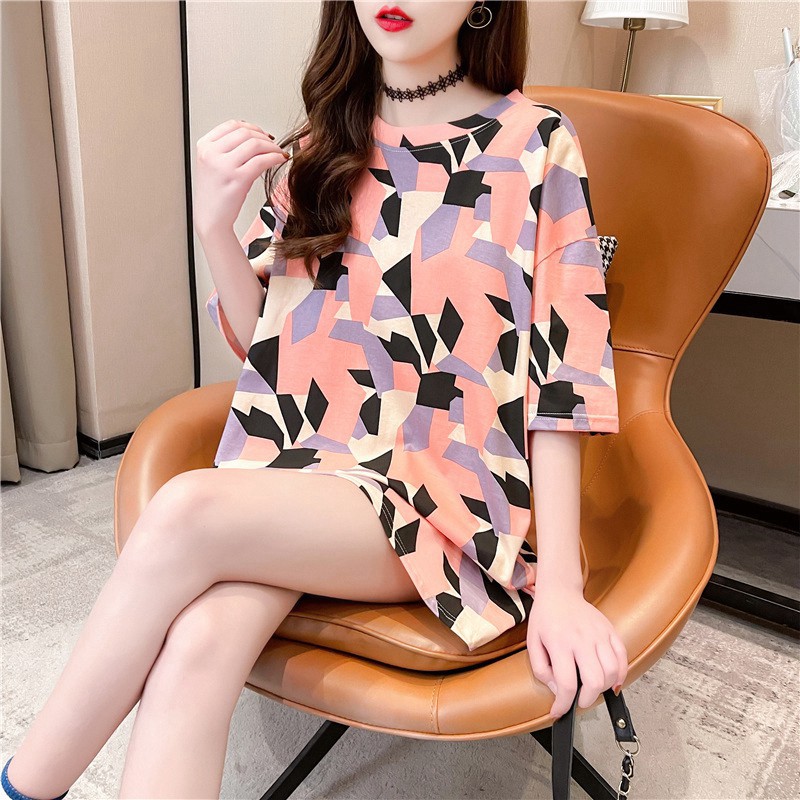 ÁO THUN PHÔNG NỮ CỔ TRÒN FORM RỘNG ĐẸP TÔN DÁNG MS D1