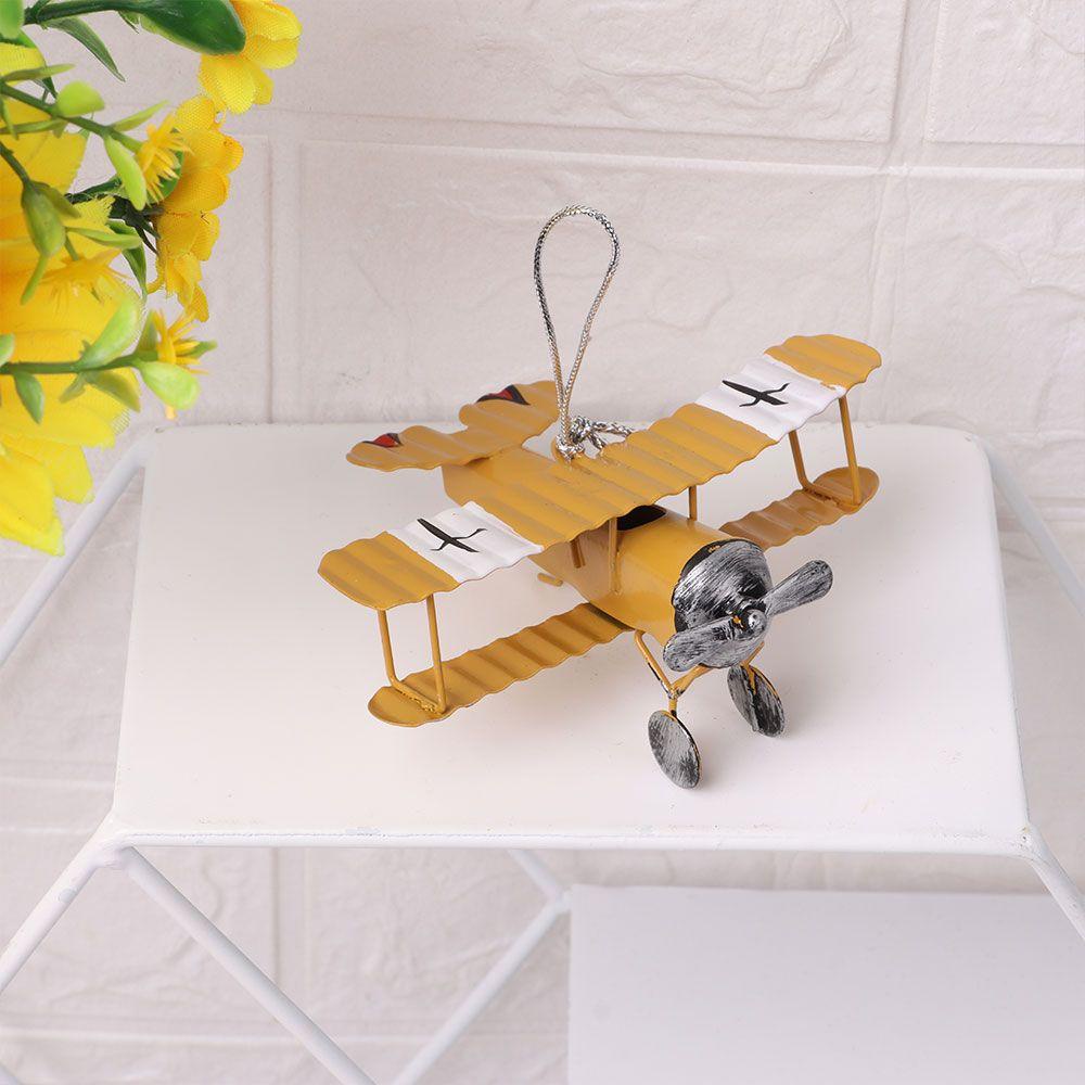 Mô Hình Máy Bay Nhỏ Bằng Thiếc Dùng Trang Trí Nội Thất