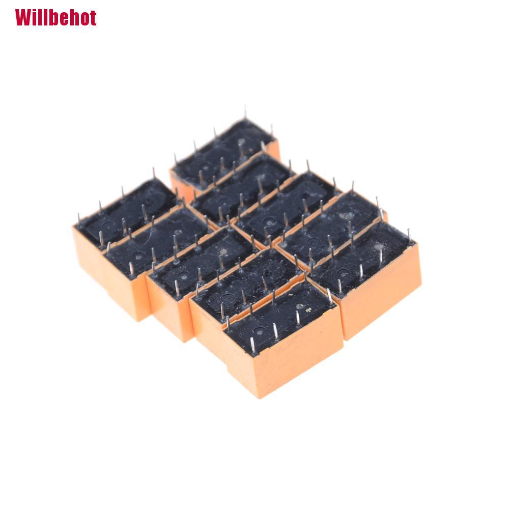 Set 10 rơle điện tử HK19F-Dc12V-Shg DC 12V 8Pin Pcb thay thế chuyên dụng