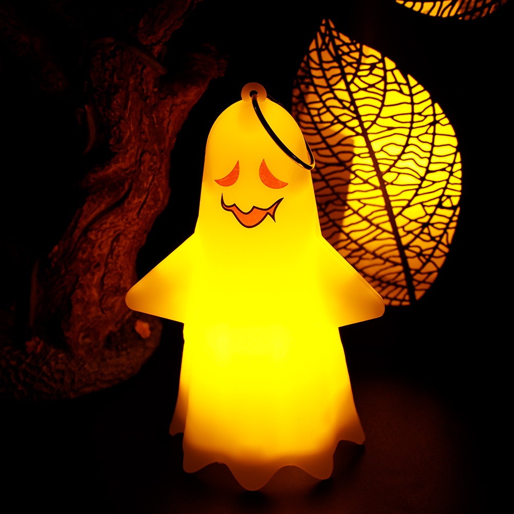 Đèn Điện Tử Hình Ma Vui Nhộn Trang Trí Halloween