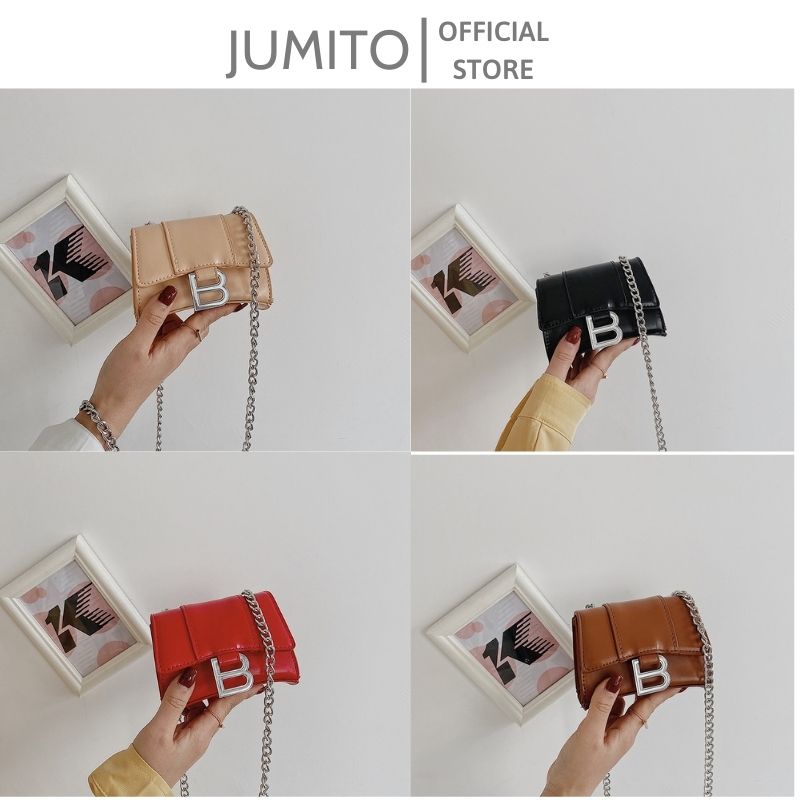 Túi xách nữ ba.len mini đeo chéo da thời trang cao cấp JUMITO SE225