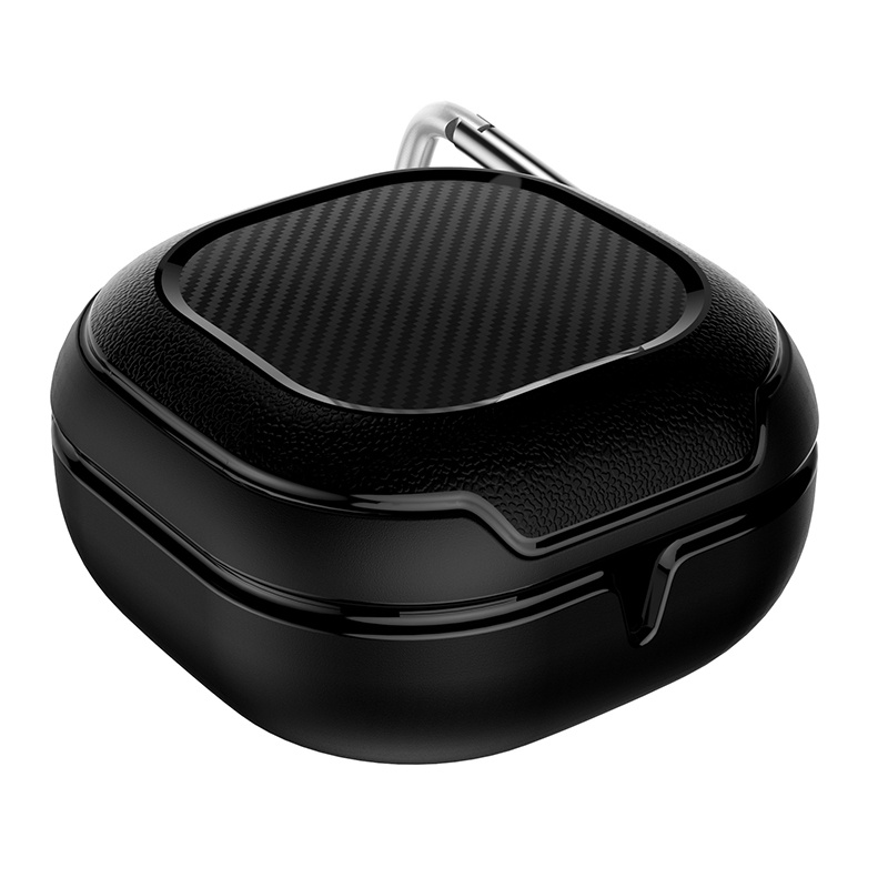 Vỏ Bảo Vệ Hộp Sạc Tai Nghe Samsung Galaxy Buds Live Kèm Móc Treo Tiện Dụng