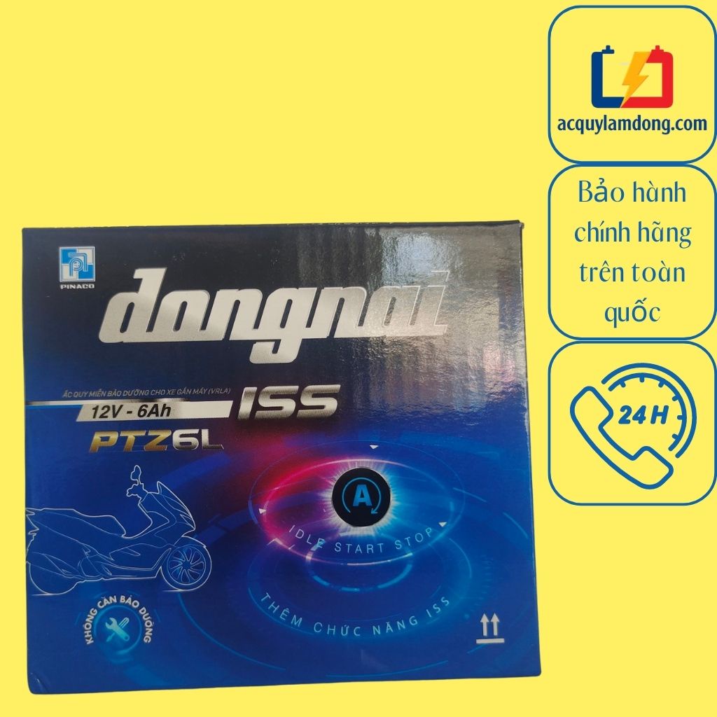 Ắc quy xe máy PINACO miễn bảo dưỡng dành cho các dòng xe Lead, Vision, Arib lade, PCX, Noza