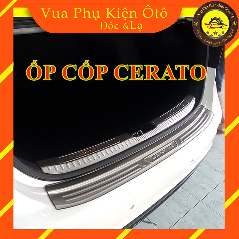 Ốp trầy cốp trong ngoài titan cho xe Cerato 2019-2020 cao cấp sang trọng