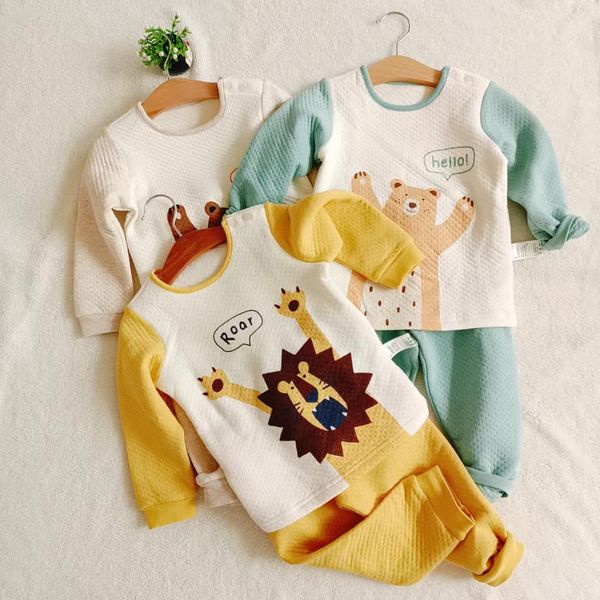 Bộ chần bông bé gái, bé trai xuất Hàn xịn đét siêu ấm