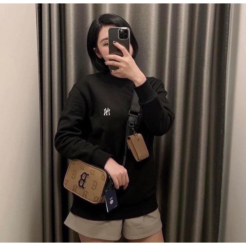 Túi đeo chéo MLB dáng hộp chữ nhật nhỏ UNISEX