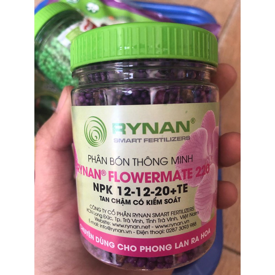 Combo 5 Hủ Phân Tan Chậm Rynan 150g - Phân Bón Thông Minh - Rynan Flowermate