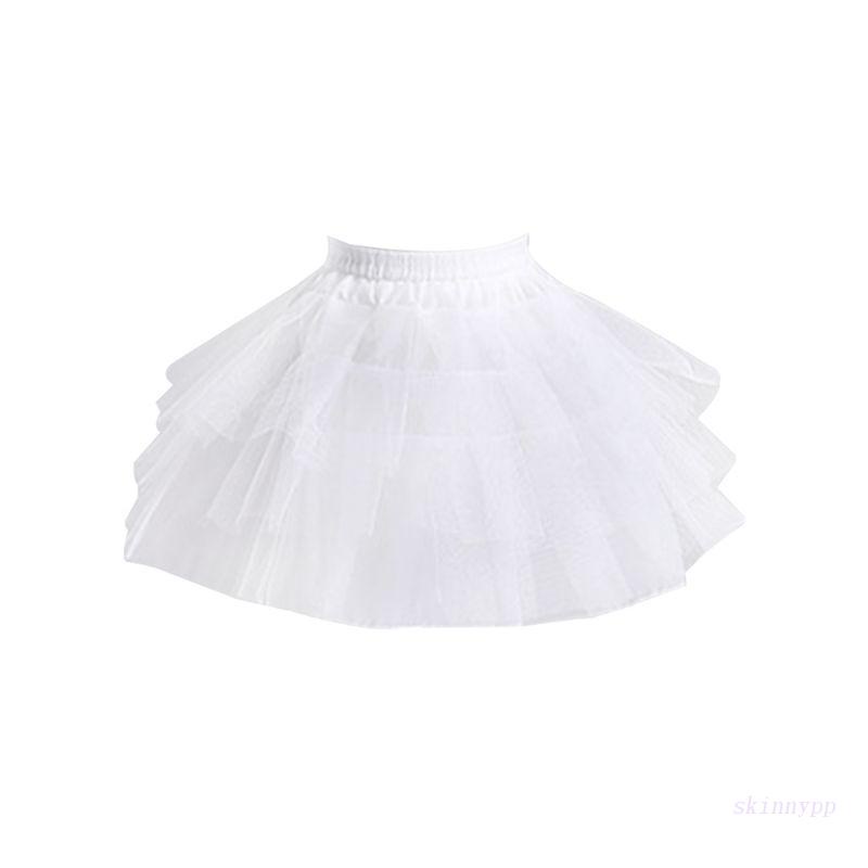 Skin Đầm Cưới Tutu Lưới Trắng Nhiều Lớp Dáng Ngắn Phối Vòng Thép Kiểu Công Chúa Ngọt Ngào Cho Cô Dâu