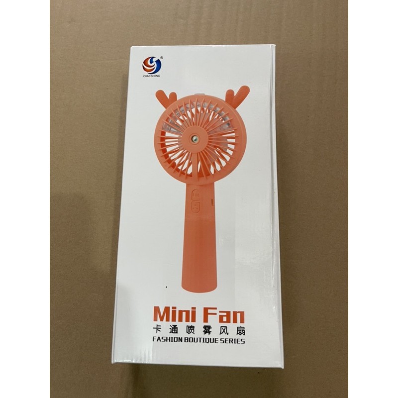 Quạt Cầm Tay Mini Fan Phun Xương Sạc Tích Điện Có Thể Dùng Tinh Dầu