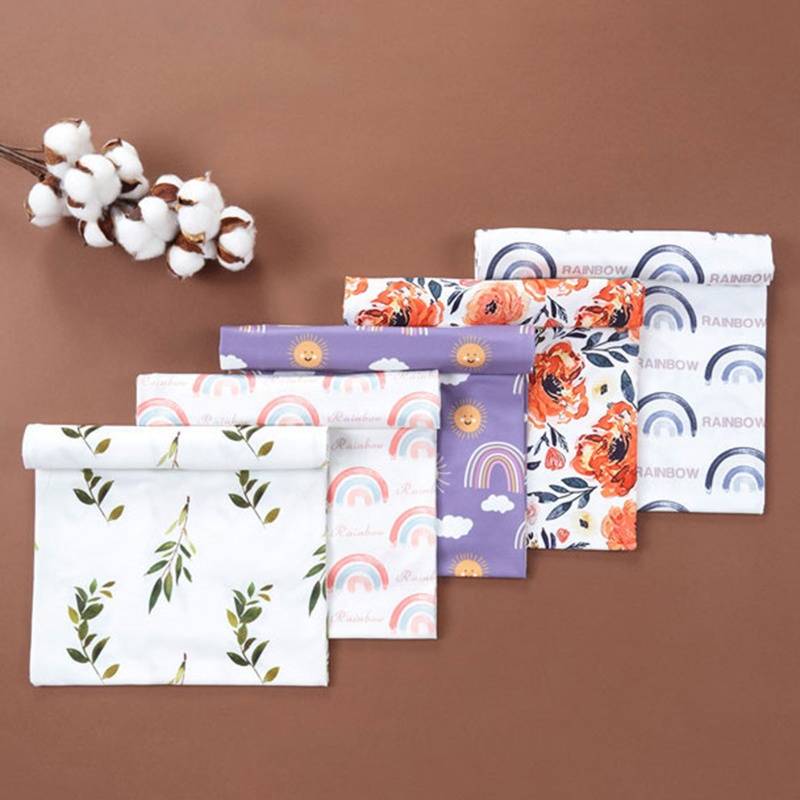 Bộ 2 Món Gồm Túi Ngủ + Chăn + Mũ In Họa Tiết Thắt Nút Cho Bé Sơ Sinh