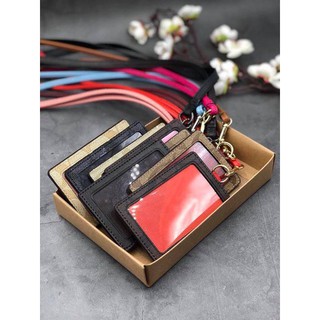 Dây đeo thẻ Coach da