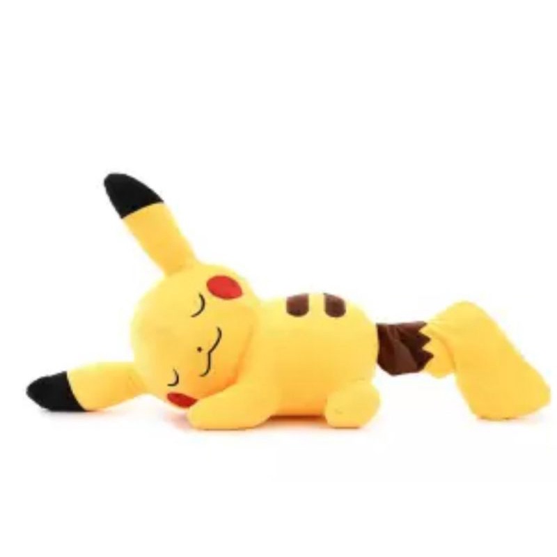 (25cm) Gấu bông Pikachu nằm ngủ