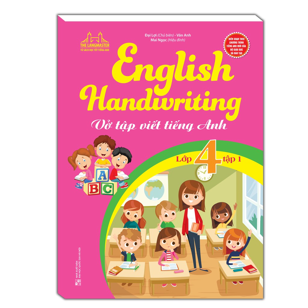 Sách - Combo English Handwriting - Vở tập viết tiếng anh lớp 4 (2 cuốn)