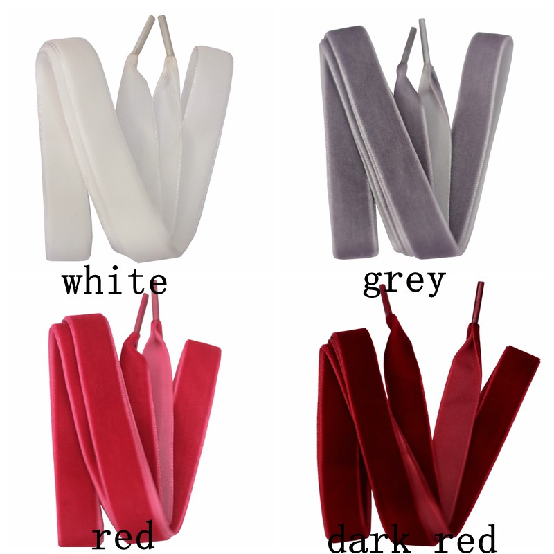 Dây Giày Nhung Bản Rộng 1.6cm Dài 120cm