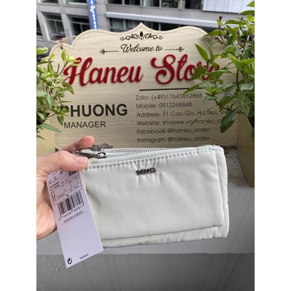 Ví Mango hai ngăn Authentic Germany fullbill và ảnh thật MSV0246