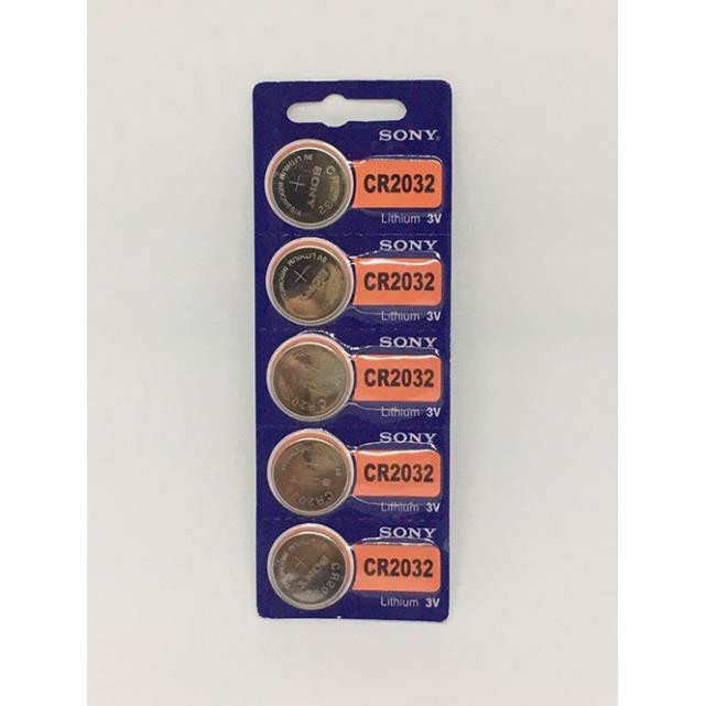 Vỉ 5 viên Pin SONY CR2032 CR2025 CR2016 Lithium 3V