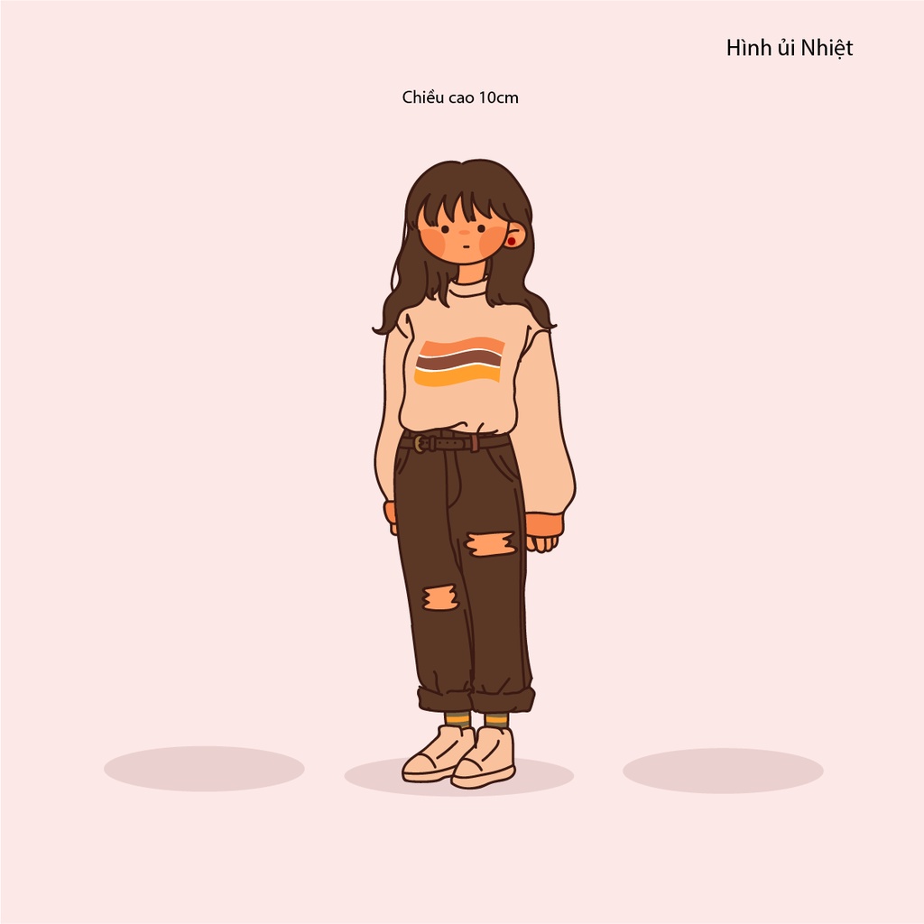 Hình ủi xinh -  Decal ủi áo sơ mi áo khoác balo