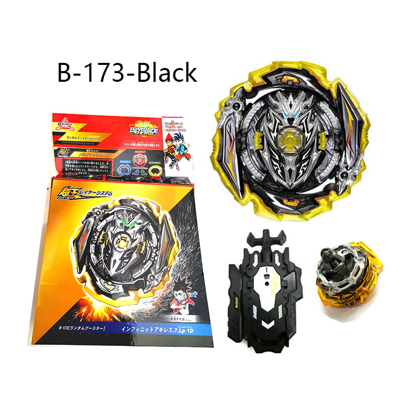 BEYBLADE Con Quay B-173-Red Infinite Achilles B-173- Black Achilles B-172 World Slaygagan B-170-01