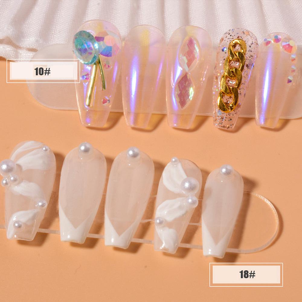 AROMA Đinh Tán Trang Trí Móng Tay 3D Nhiều Màu Sắc