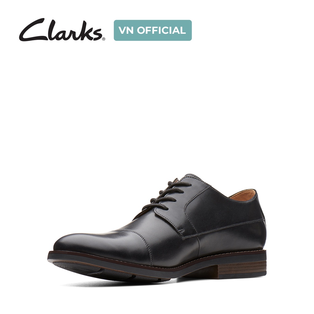 Giày Oxfords CLARKS Becken Cap màu đen