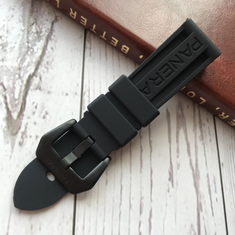 Dây đeo silicon cao su tự nhiên thay thế của Panerai dành cho nam giới 22 24mm Fat Sea PAM368/389/31/351