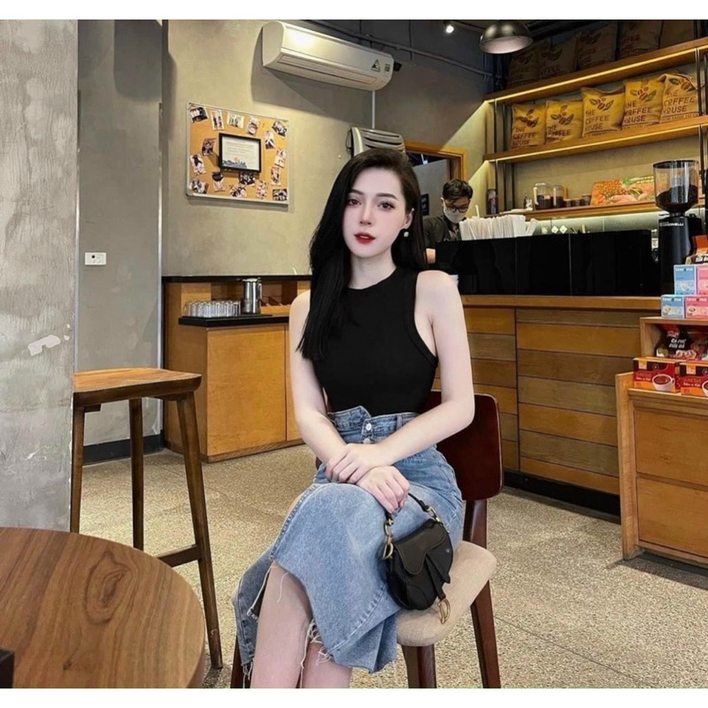 Set áo len tăm ba lỗ cạm