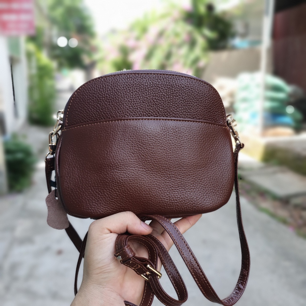 Túi xách nữ 💖 𝑭𝑹𝑬𝑬𝑺𝑯𝑰𝑷 💖 Túi đeo chéo mini hàng VNXK.Da thật 100%, BH 1năm