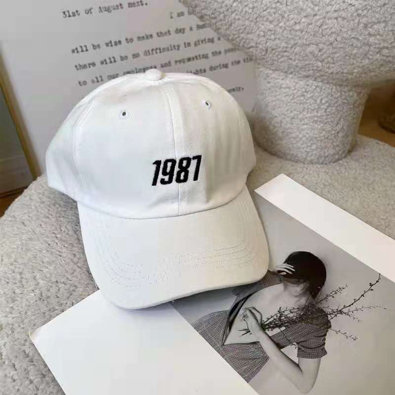 Mũ nón lưỡi trai thêu chữ 1987 nam nữ phong cách ulzzang Hàn Quốc - SMN05