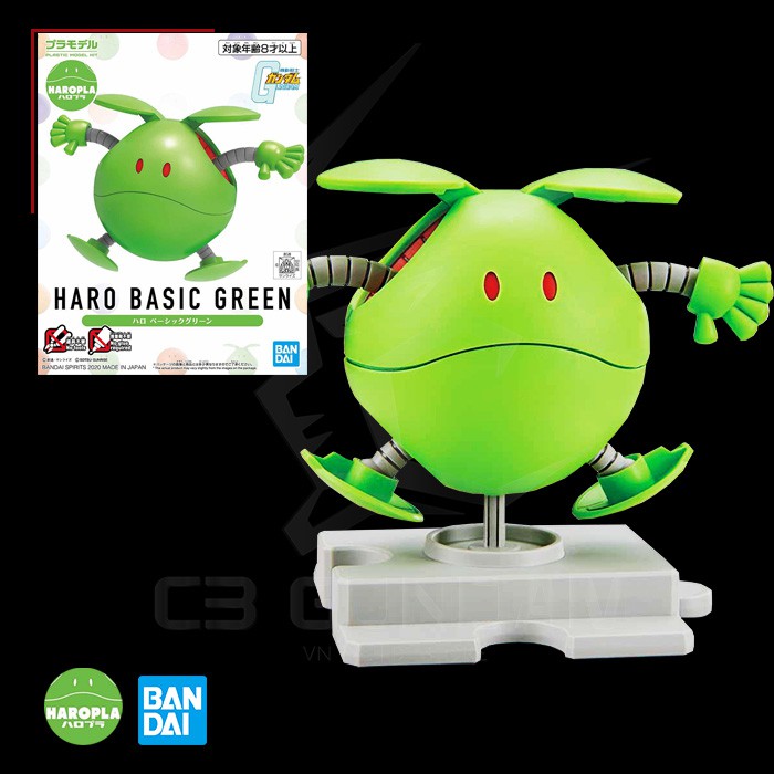 MÔ HÌNH GUNDAM BANDAI HAROPLA HARO BASIC GREEN