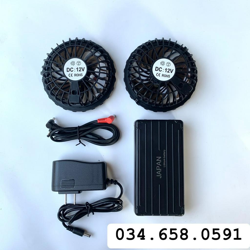 [ PIN 32.000] Bộ Pin Áo Điều Hoà 32.000mAh , Hàng Chính Hãng Bảo Hành 12 Tháng