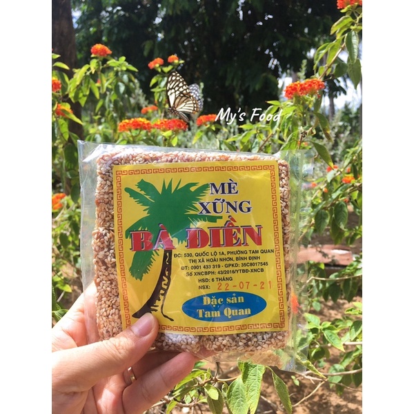 Mè xửng Bà Điền đặc sản Tam Quan dẻo thơm ngon bịch 150gr