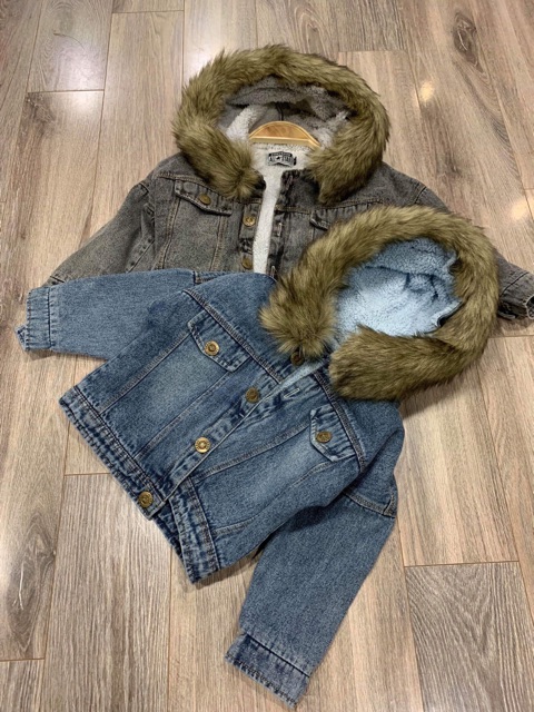 Áo jeans lót lông