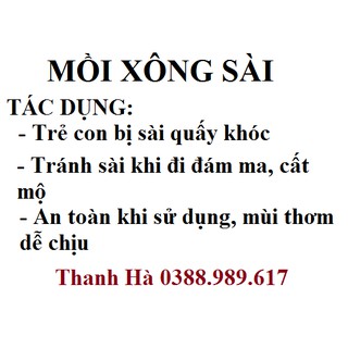 THẢO DƯỢC XÔNG NHÀ, TẨY UẾ, TRỪ TÀ - Trẻ em khóc dạ đề, khởi công xây nhà, khai trương cửa hàng(Gói 20 mồi xông)