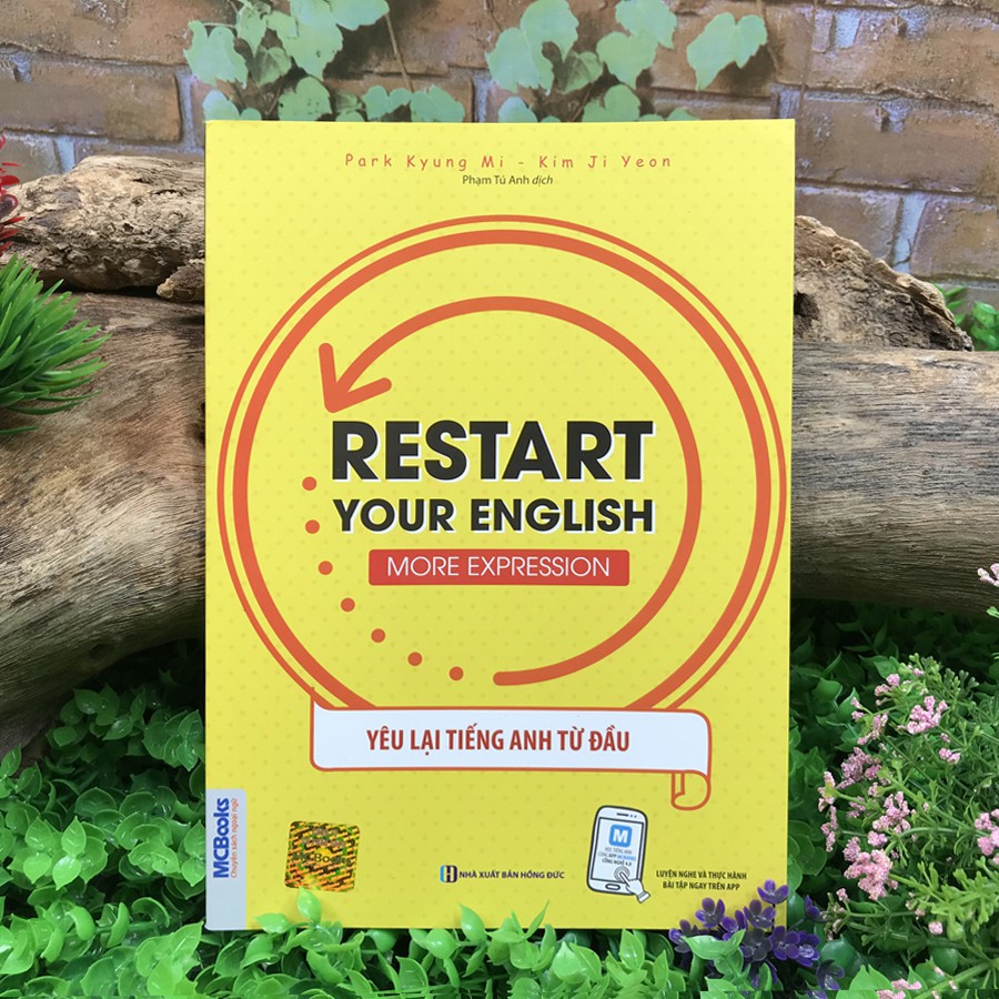 Sách - Yêu Lại Tiếng Anh Từ Đầu - Restart Your English - More Expression Tặng Kèm Bookmark