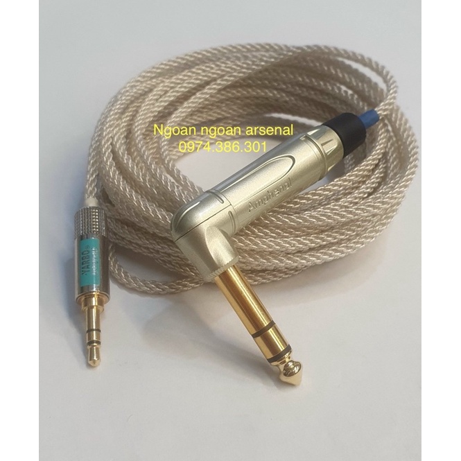 dây chuyển đổi 6 ly (6,5ly) ste sang jack 3.5. báo giá 1 dây