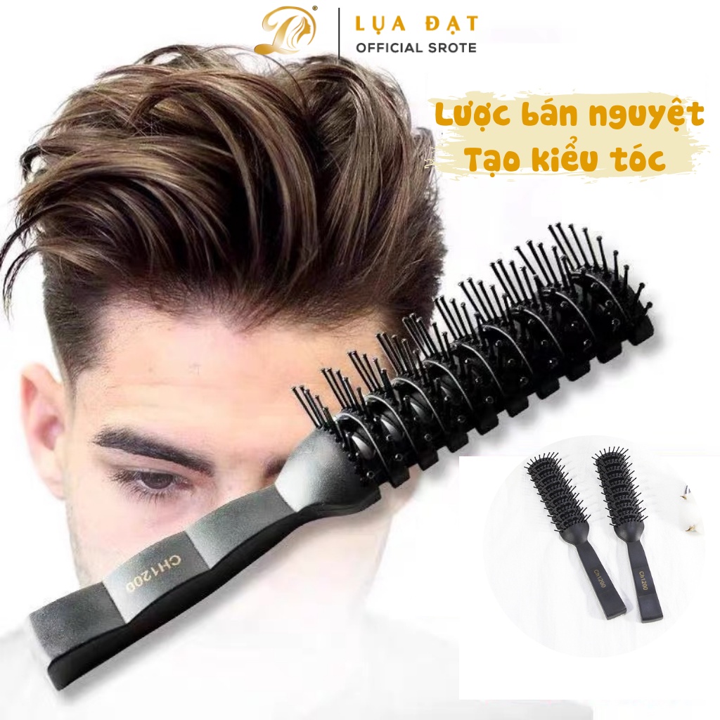 [Sỉ SLL] Lược bán nguyệt chaoba,lược sấy phồng chân tạo kiểu tóc uốn CH1200