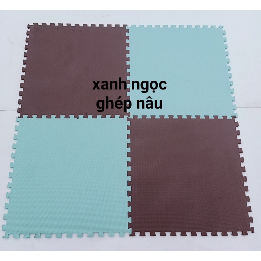 Thảm xốp ghép lót sàn KT 60x60x1.1cm  SP ko mùi hôi ko lỗi ghép phối đc Cả 5màu giá 15000đ