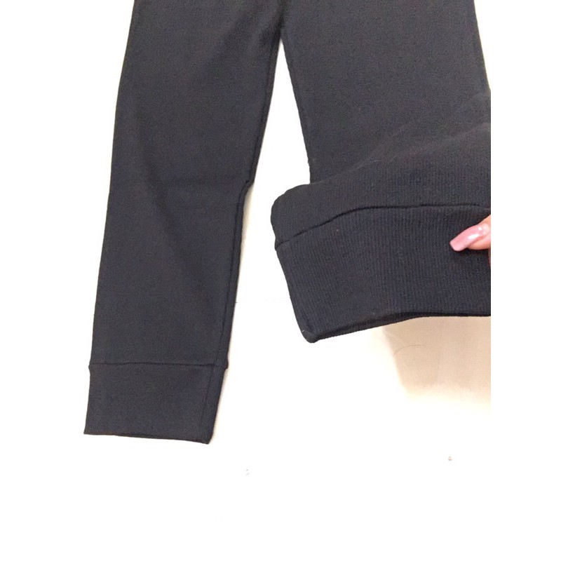 quần jogger len tăm(2 màu đen xám,chữ ngẫu nhiên) | BigBuy360 - bigbuy360.vn