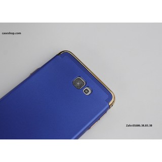 ốp 3 mảnh silicon dẻo Sam Sung J7 Prime (xanh)
