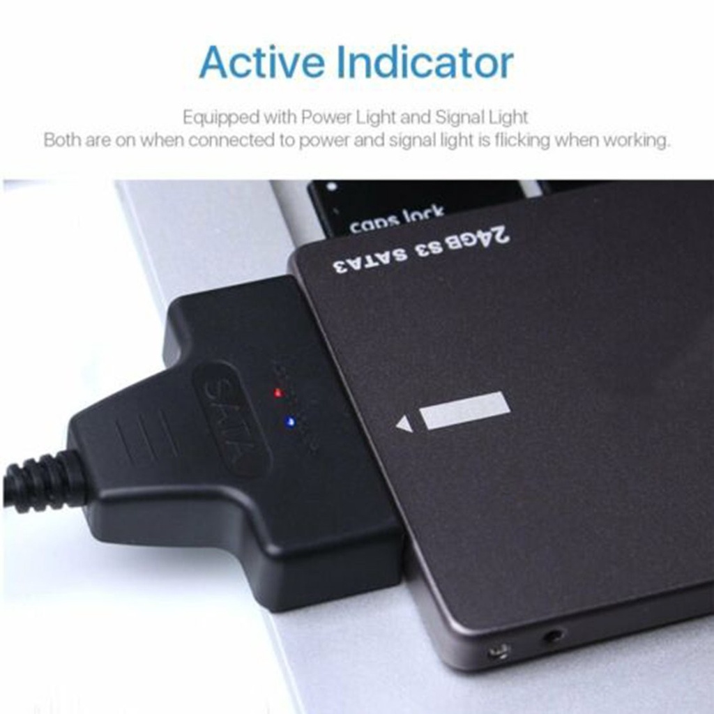 Cáp Chuyển Đổi Sata 3 Sata Sang Usb 3.0 2.5 Inch Cho Ổ Cứng Hdd Ssd | BigBuy360 - bigbuy360.vn