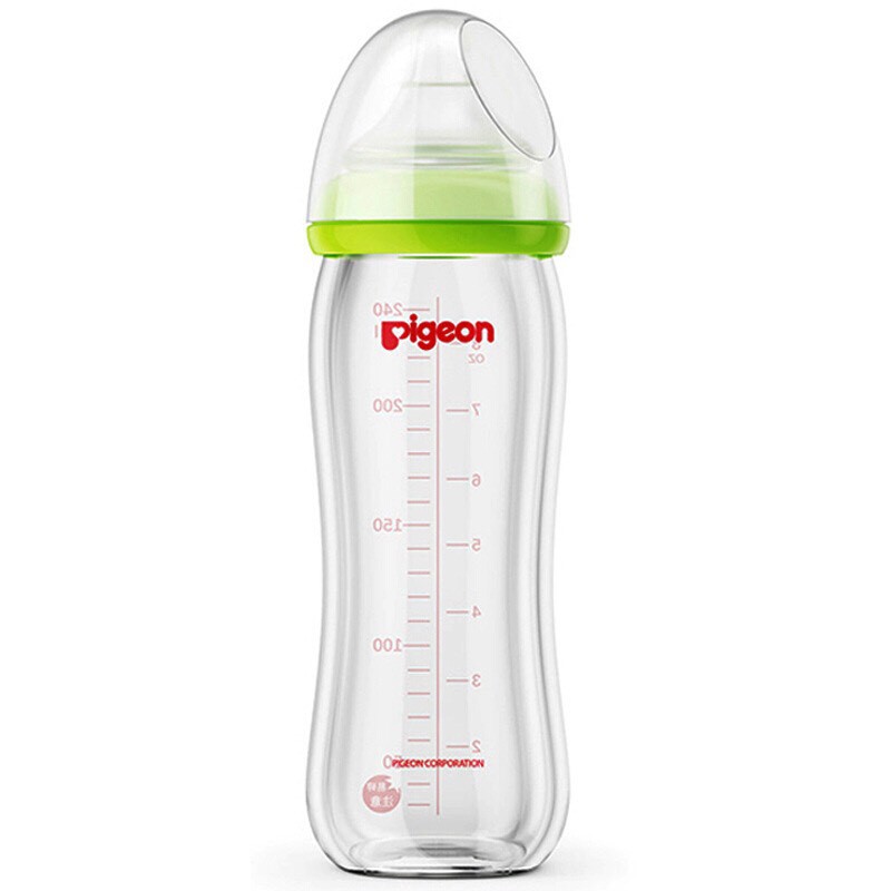 [ĐỦ SIZE] Bình Sữa Thủy Tinh Pigeon Nội Địa Nhật 160ml/240ml