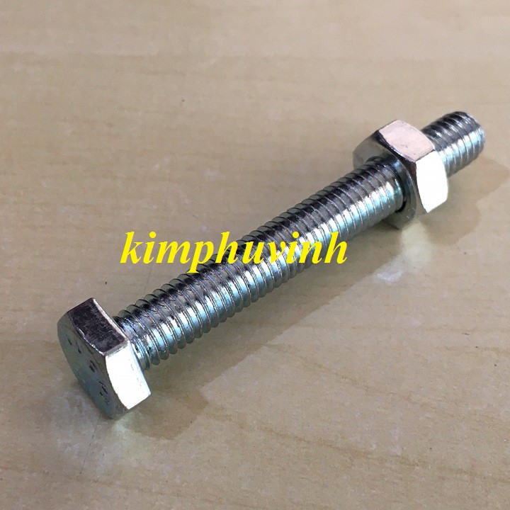 50 BỘ -  M6x50mm BULONG LỤC GIÁC - BULON 6LI