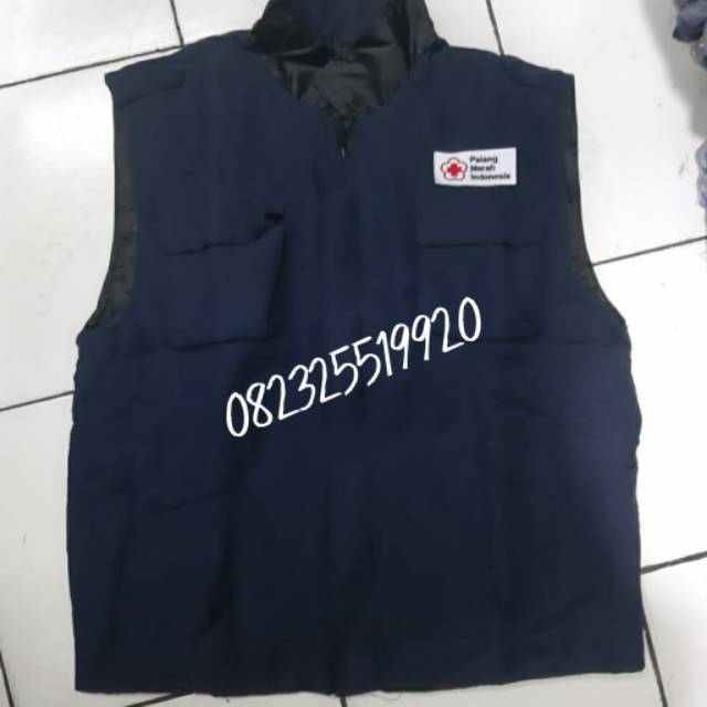 Áo Khoác Sát Nách Màu Xanh Dương Navi Cá Tính