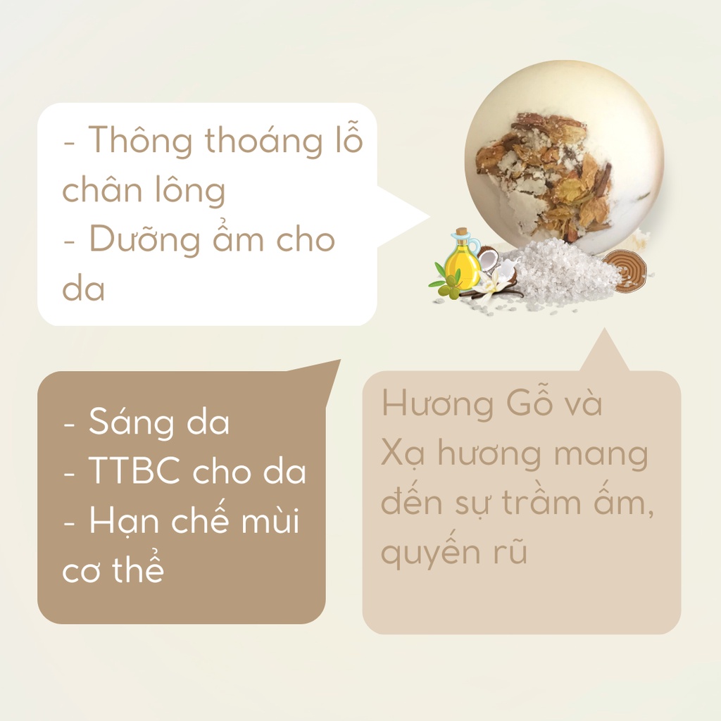 1917  Bath bomb / Viên sủi bồn tắm / Bom tắm