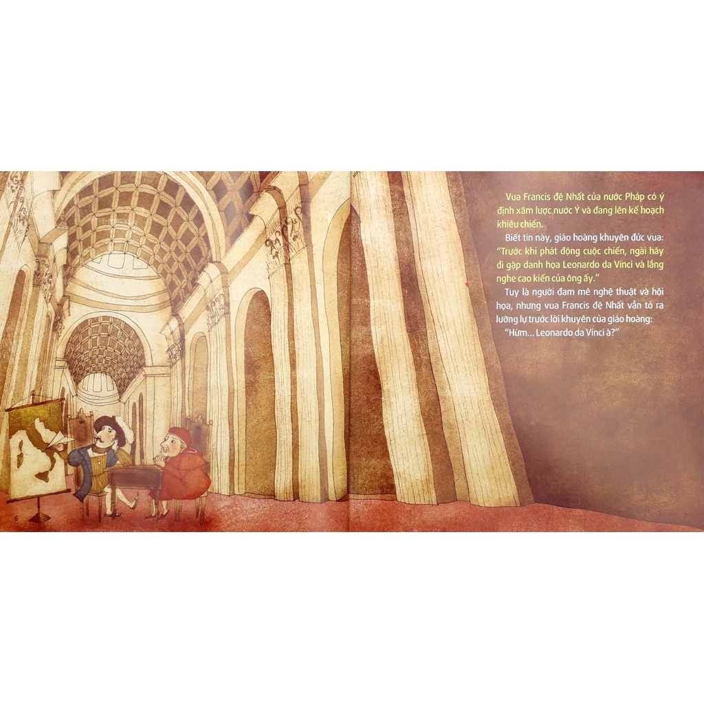 Sách Thiếu Nhi - Tuyển Tập Truyện Tranh Danh Nhân Thế Giới - Leonardo Da Vinci - Thiên Tài Toàn Năng