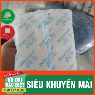 Bịch 5 Gói hạt chống ẩm, khử mùi tủ quần áo, tủ bếp, kho hàng,két sắt Silica gel loại 100 gram