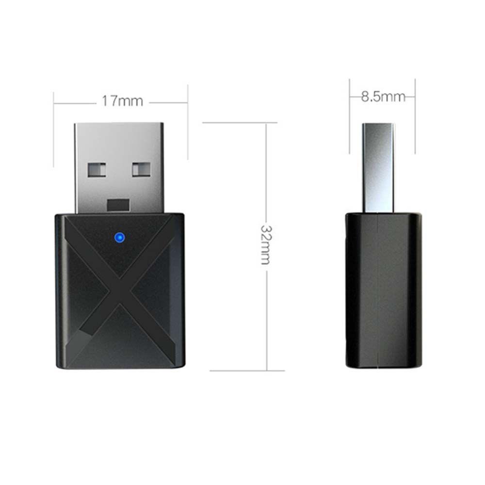 Usb Bluetooth 5.0 Nhận Tín Hiệu Âm Thanh Nổi Tiện Dụng