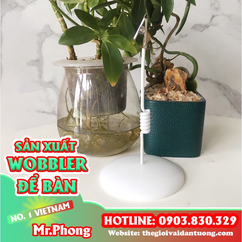 Wobbler nhựa, wobbler đế nhựa, kẹp để bàn, wobbler để bàn, bảng giá để bàn, kẹp quảng cáo để bàn,chân wobbler