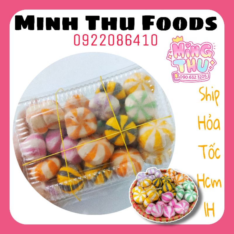 Set mix 6 loại bánh bao trứng cá