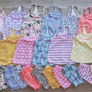 Combo  sét bộ cotton hè cho bé